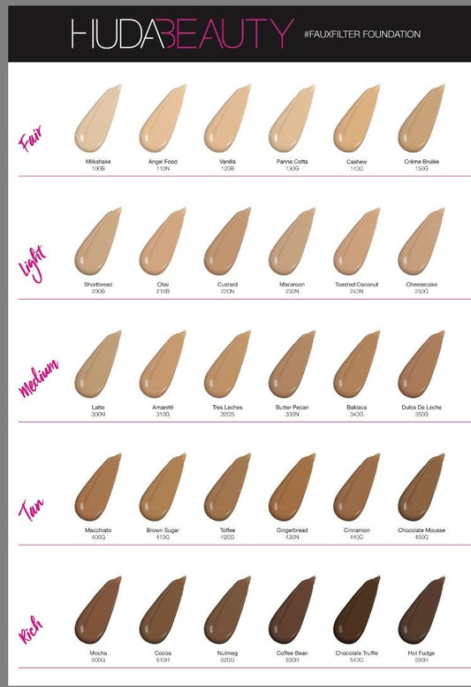 Huda Beauty #FauxFilter Luminous Matte Foundation