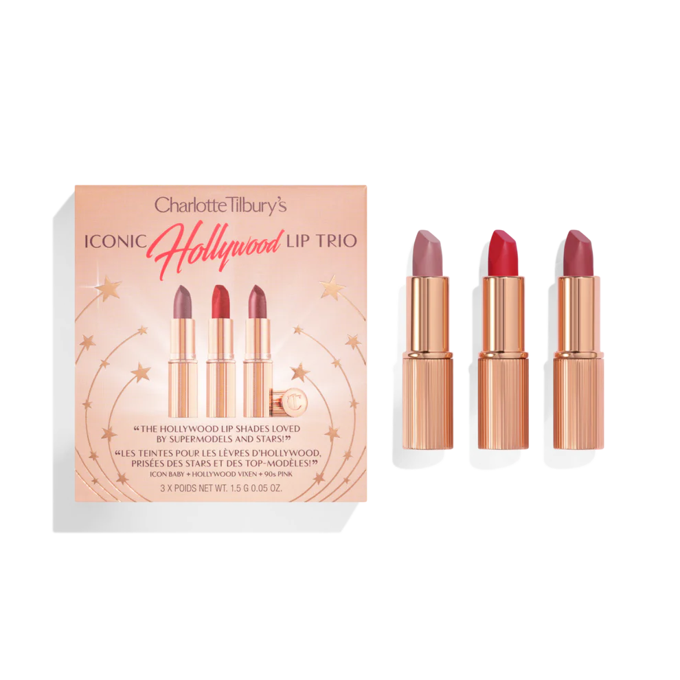 CHARLOTTE'S ICONIC HOLLYWOOD LIP TRIO LIMITED EDITION KIT