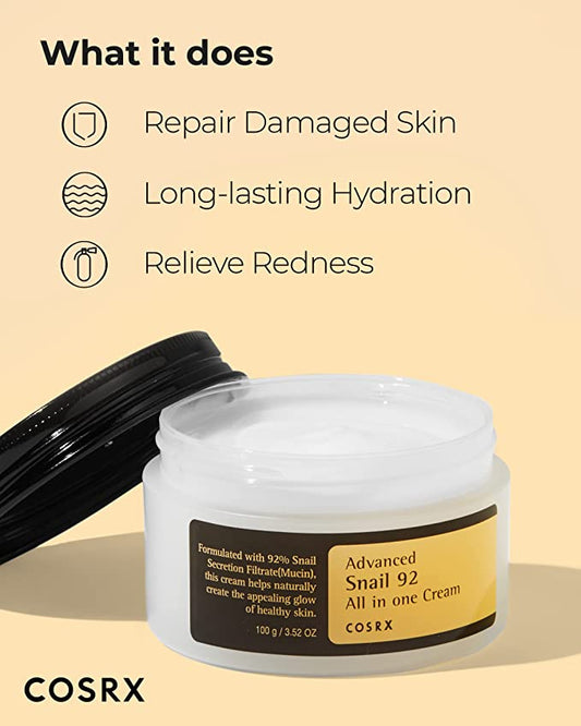 COSRX - Snail Mucin 92% All in One Repair Cream