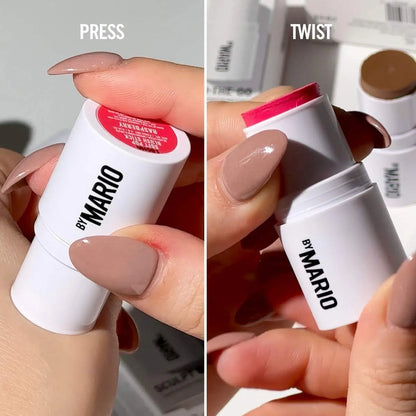 MAKEUP BY MARIO - Mini Sculpt & Pop On-The-Go Medium / Pale Petal;- warm golden / soft pink