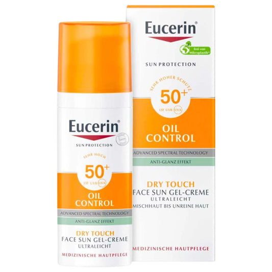 Eucerin Oil Control Sun Gel Cream - Anti Shine SPF50+ 50 ml
