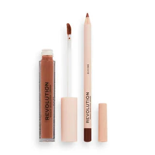 Makeup Revolution Lip Contour Kit (lip/gloss/3ml + lip/pencil/1g)