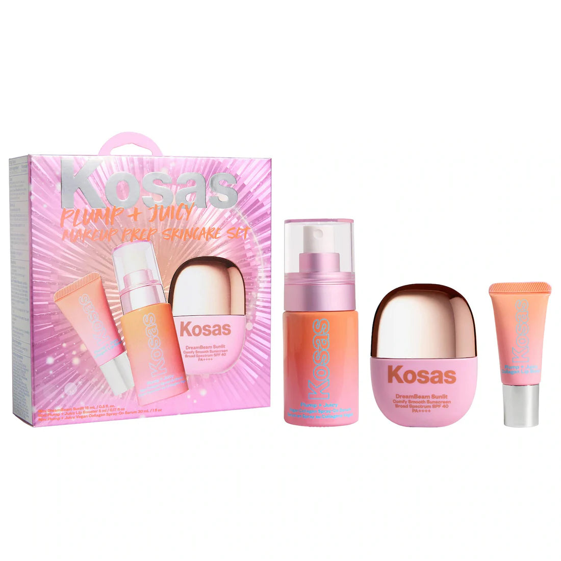 Kosas - Plump + Juicy Makeup Prep Skincare Set